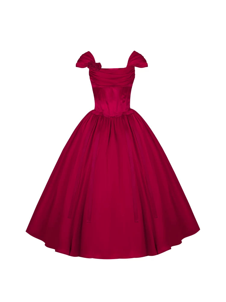 Retro Classic Waisted Dress + Accessories