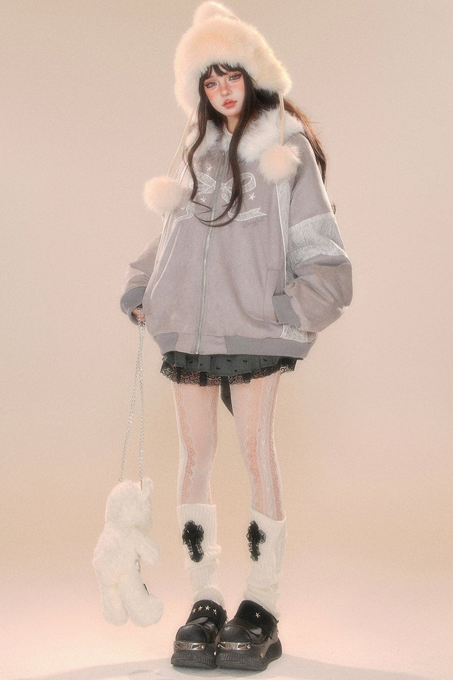 Bacrace Food Baseball Jacket