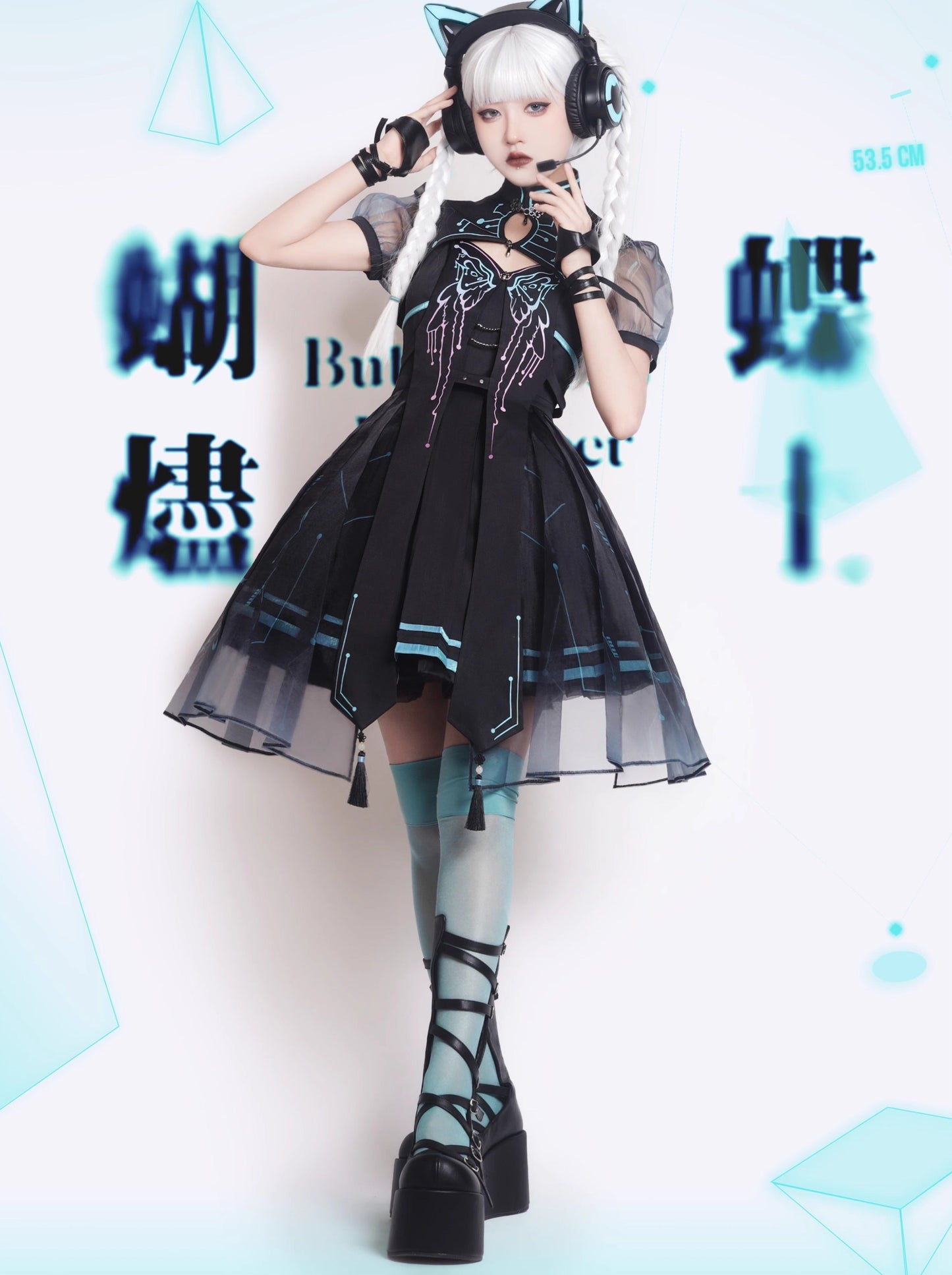 ローマンストラップパンクサブカルy2kプラットフォームシューズ