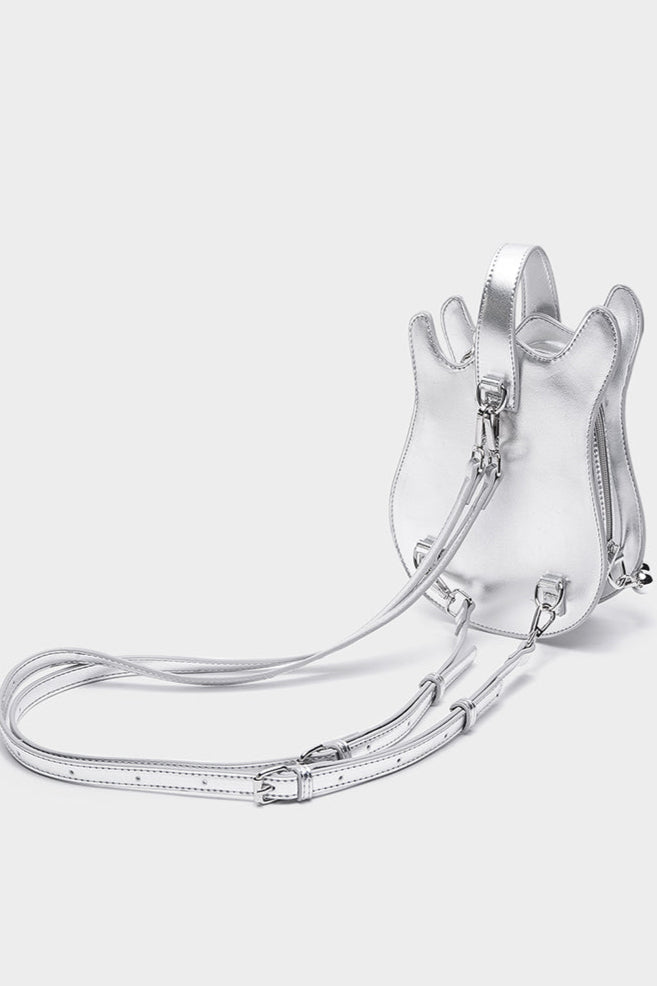 メタルビーズクロスボディギターバッグ