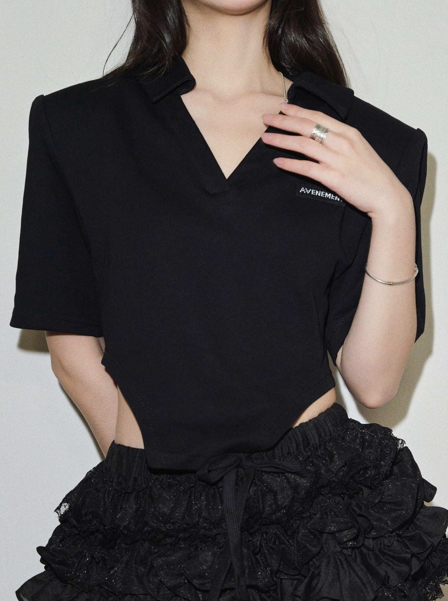 Slit design top + cake skirt