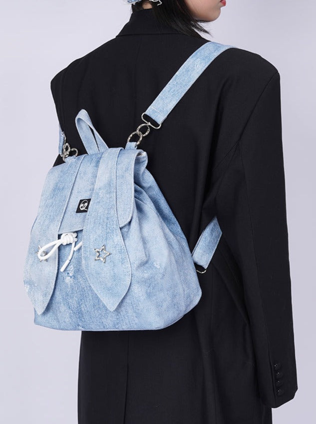 Denim Bunny Wild Backpack