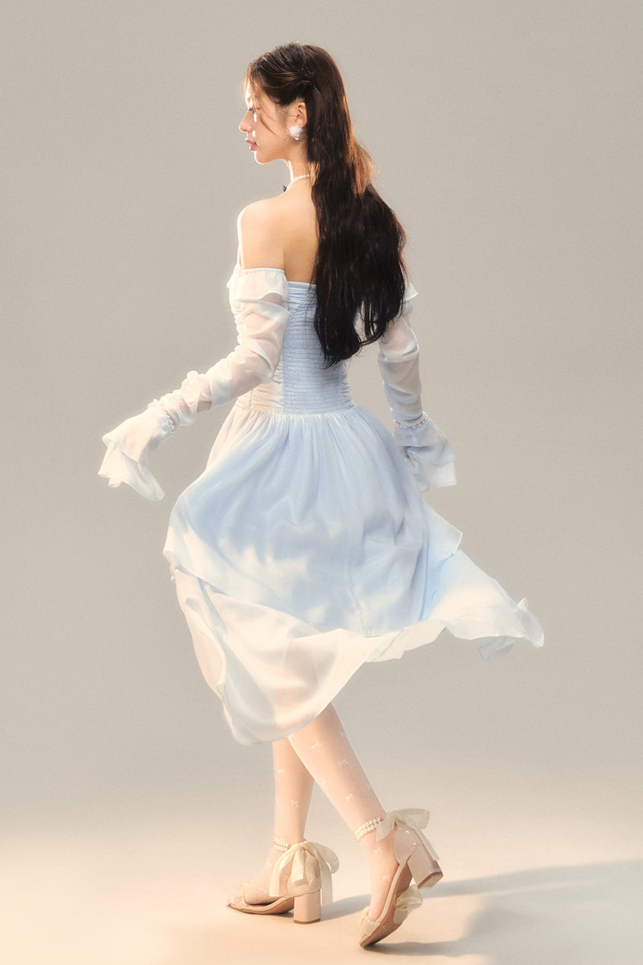 アイランドテーラードレス