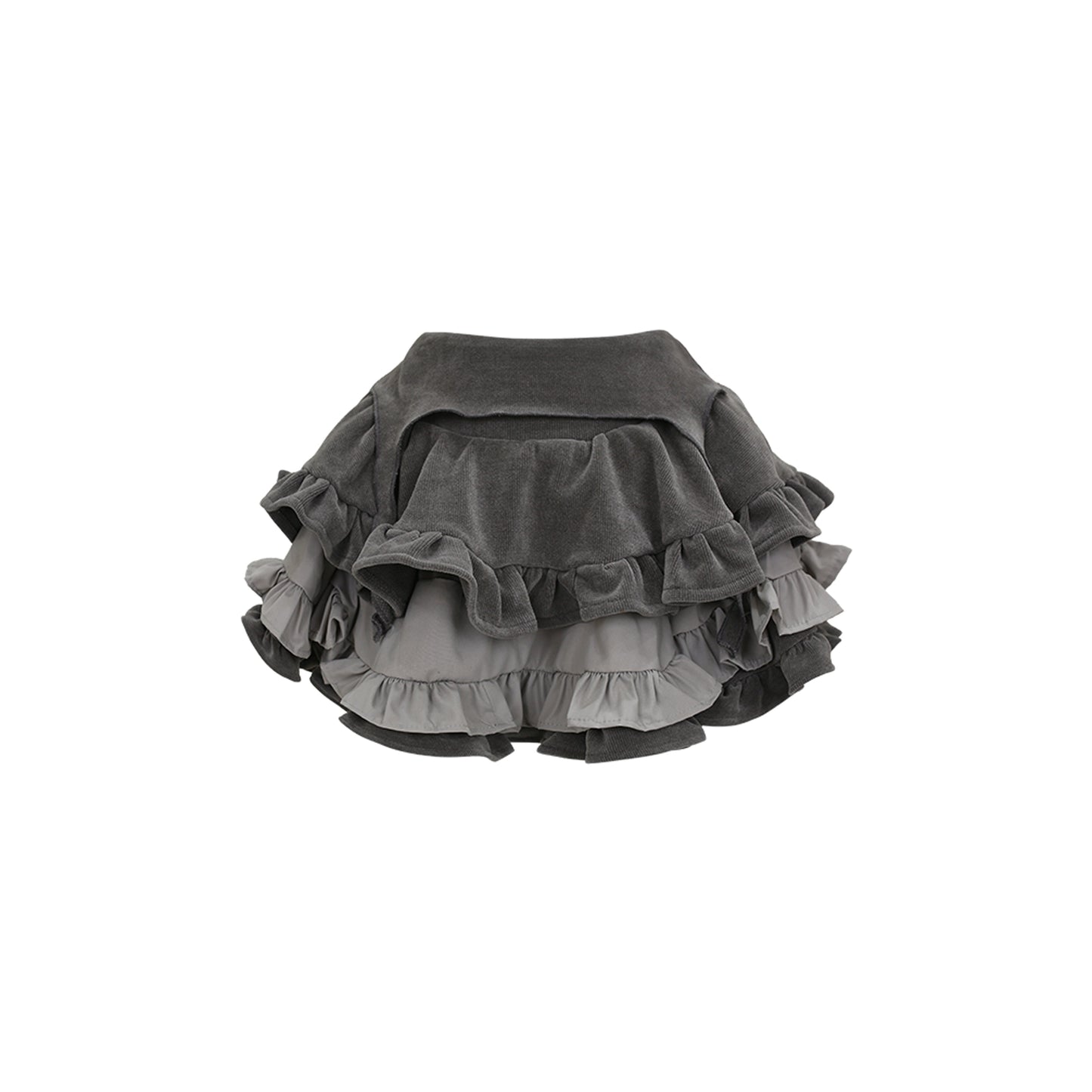 ストライプワンラインショルダーホルターネックトップス+スカート