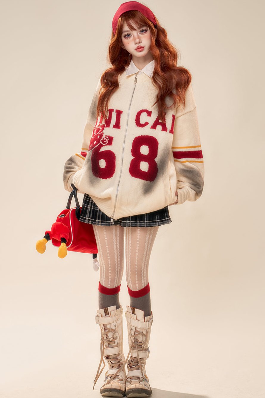 ルーズスラウチータイダイカーディガン