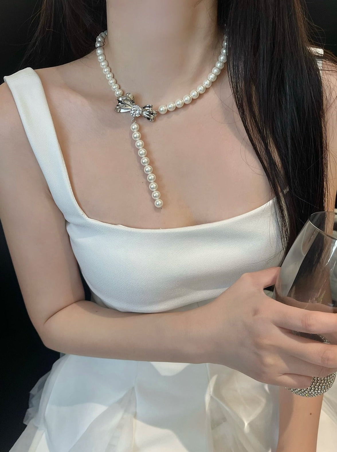 Sweetheart Princess Gorgeous Pearl Necklace