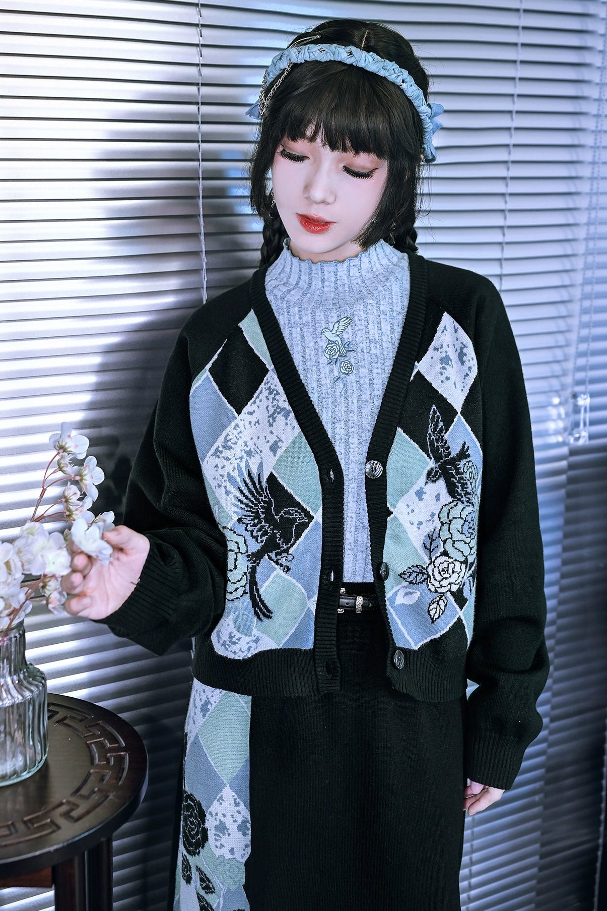 Ribbed Turtleneck Tops