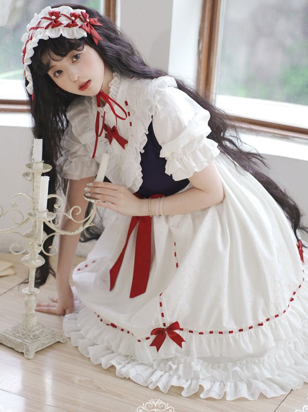 Babble Mi lolita skirt original genuine Shirayukihime op daily Lolita dress light lo skirt full stock