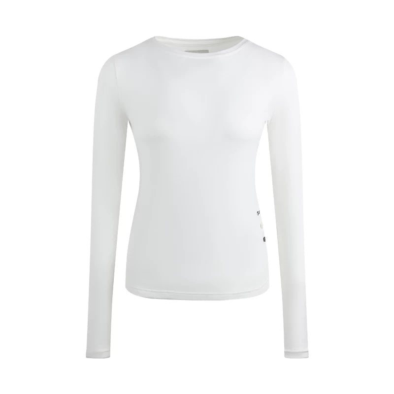 Y2Kボタンレイヤードトップス