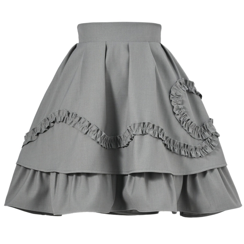 ガーリーグレーピンクセットアップ