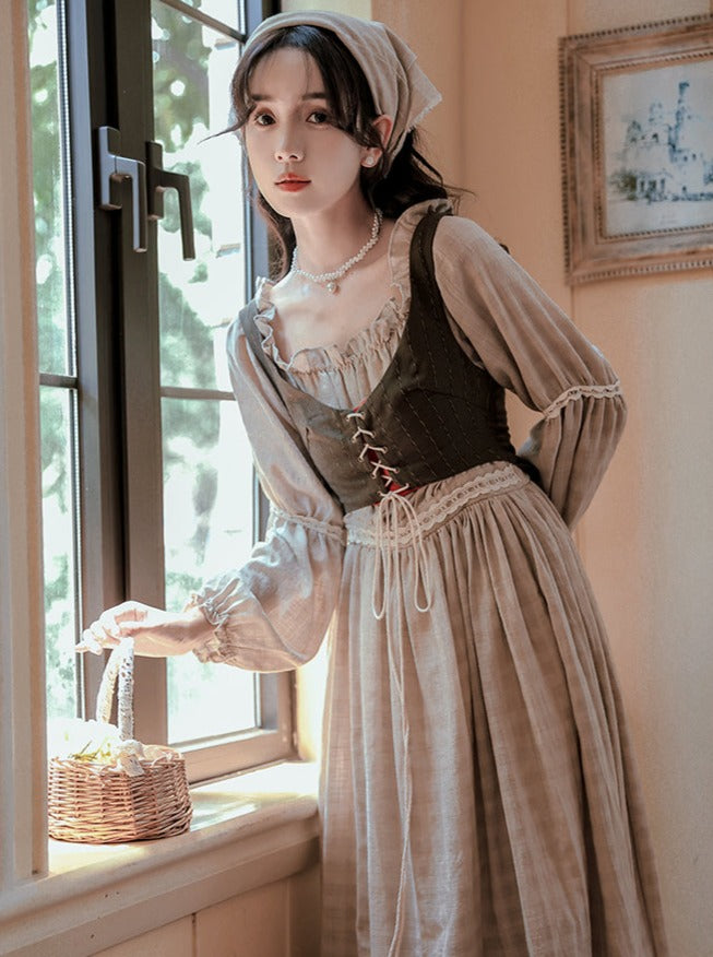 北欧田园风最佳亚麻礼服