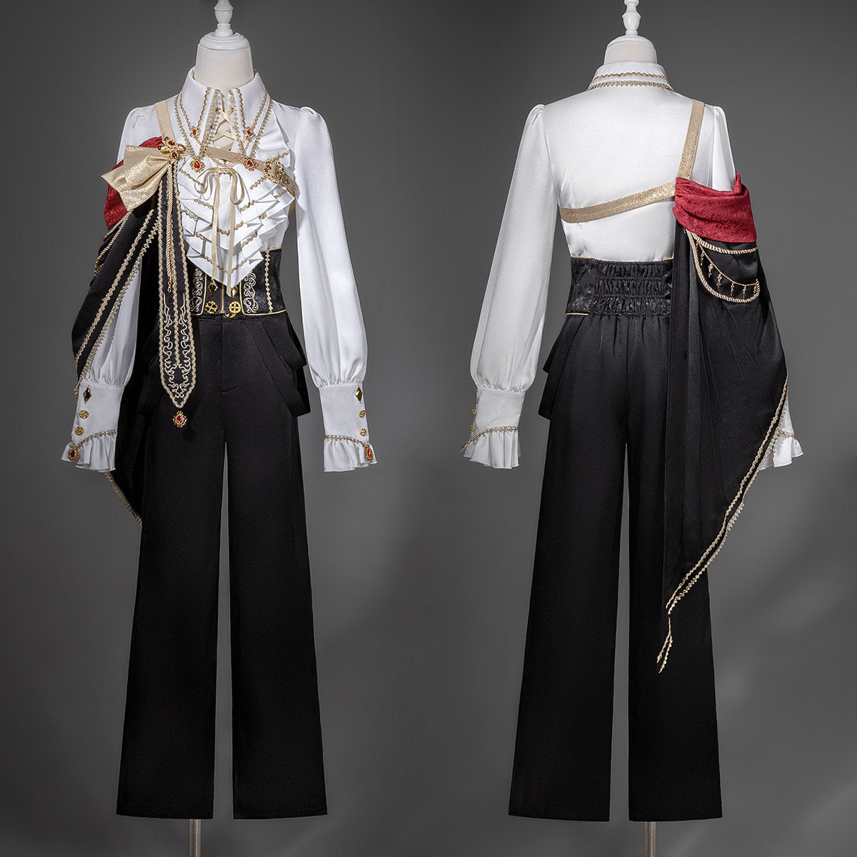 European Court Prince Top Pants Set-Up