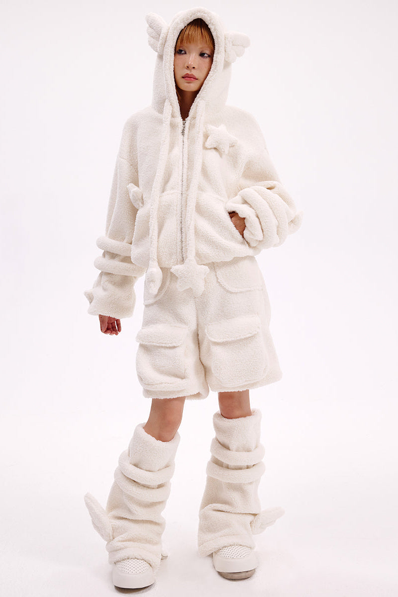 エンジェルラムウールレッグウォーマー