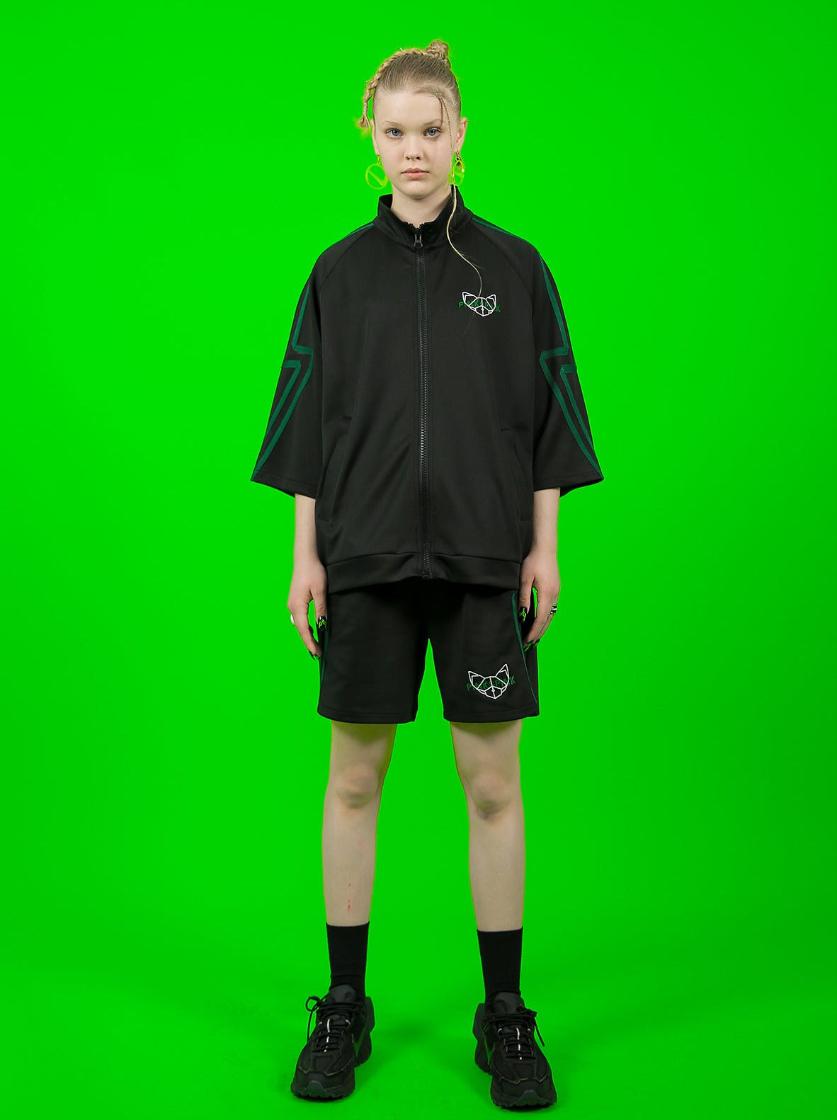 Lightning Parallel Burst Street Tracksuit Setup