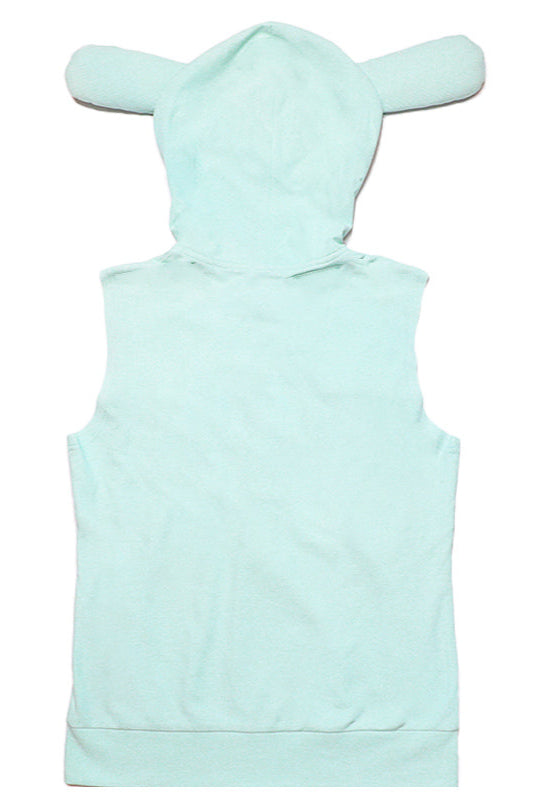 Y2K天使の羽フード付きノースリーブトップス