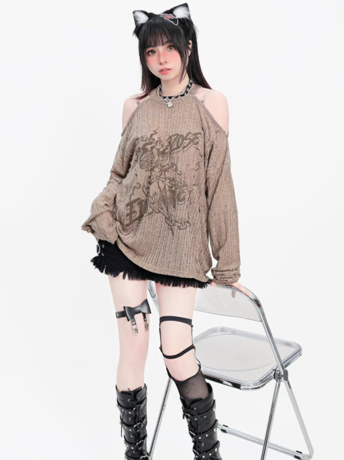 Heart Buckle Fringe Shorts