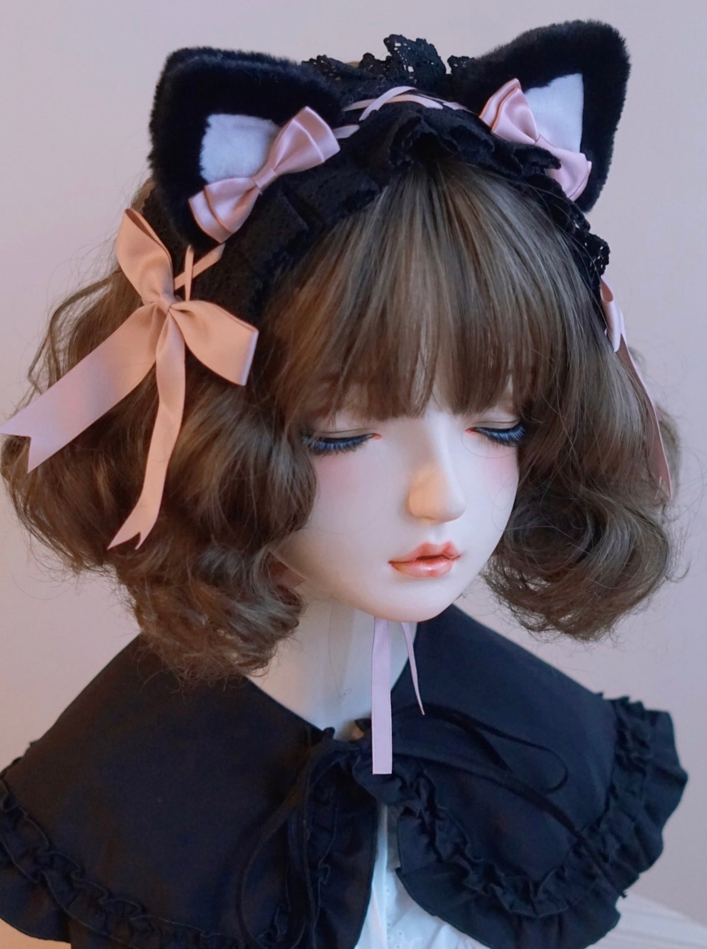 Ruffle Fur Cat Hair Band