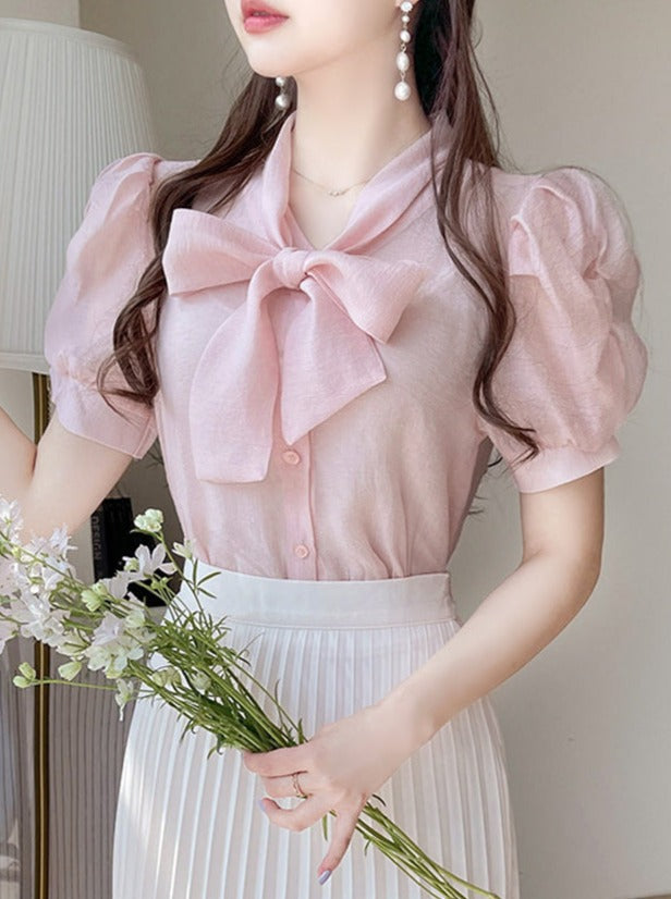 フェアリーパフスリーブシャツ