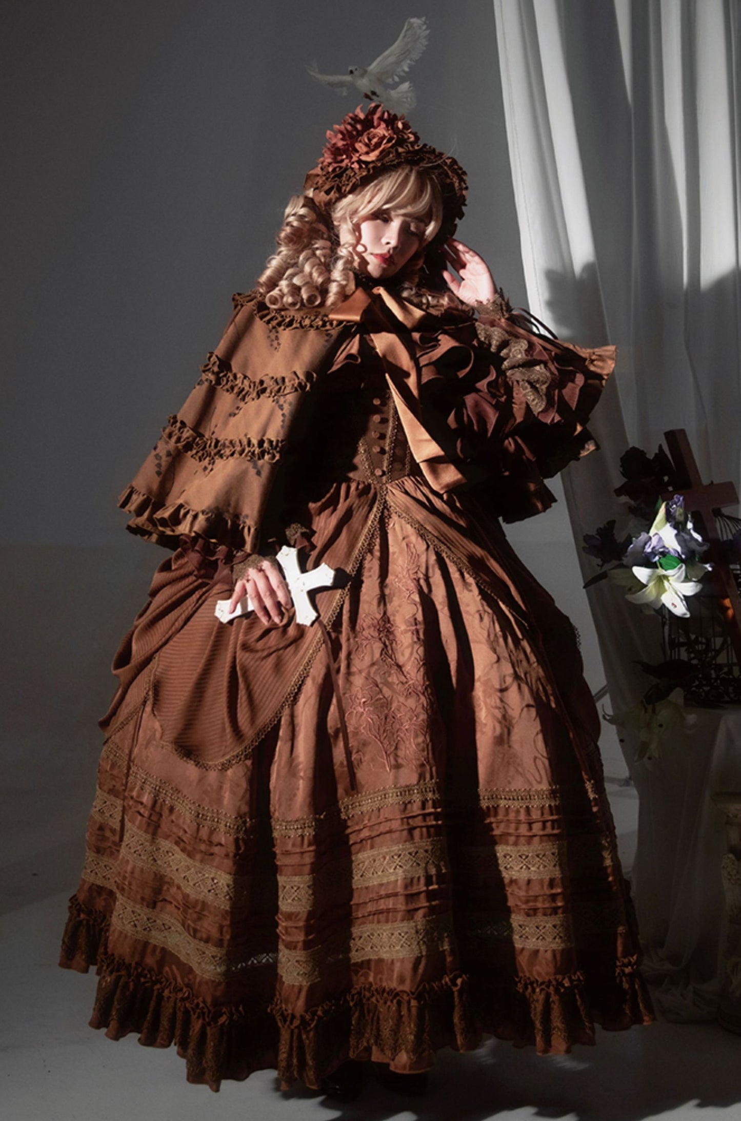 Song of the Lonely Bird Antique Cape