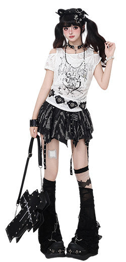 Subculture Graffiti Distressed Tank Top