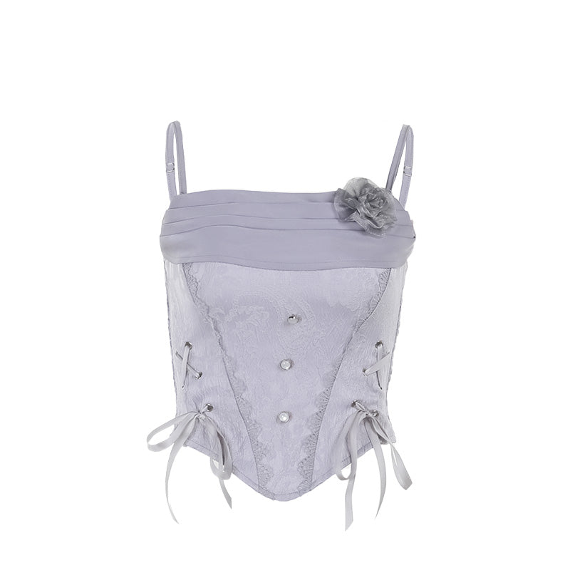 Gothic Lolita Trailing Skirt Setup