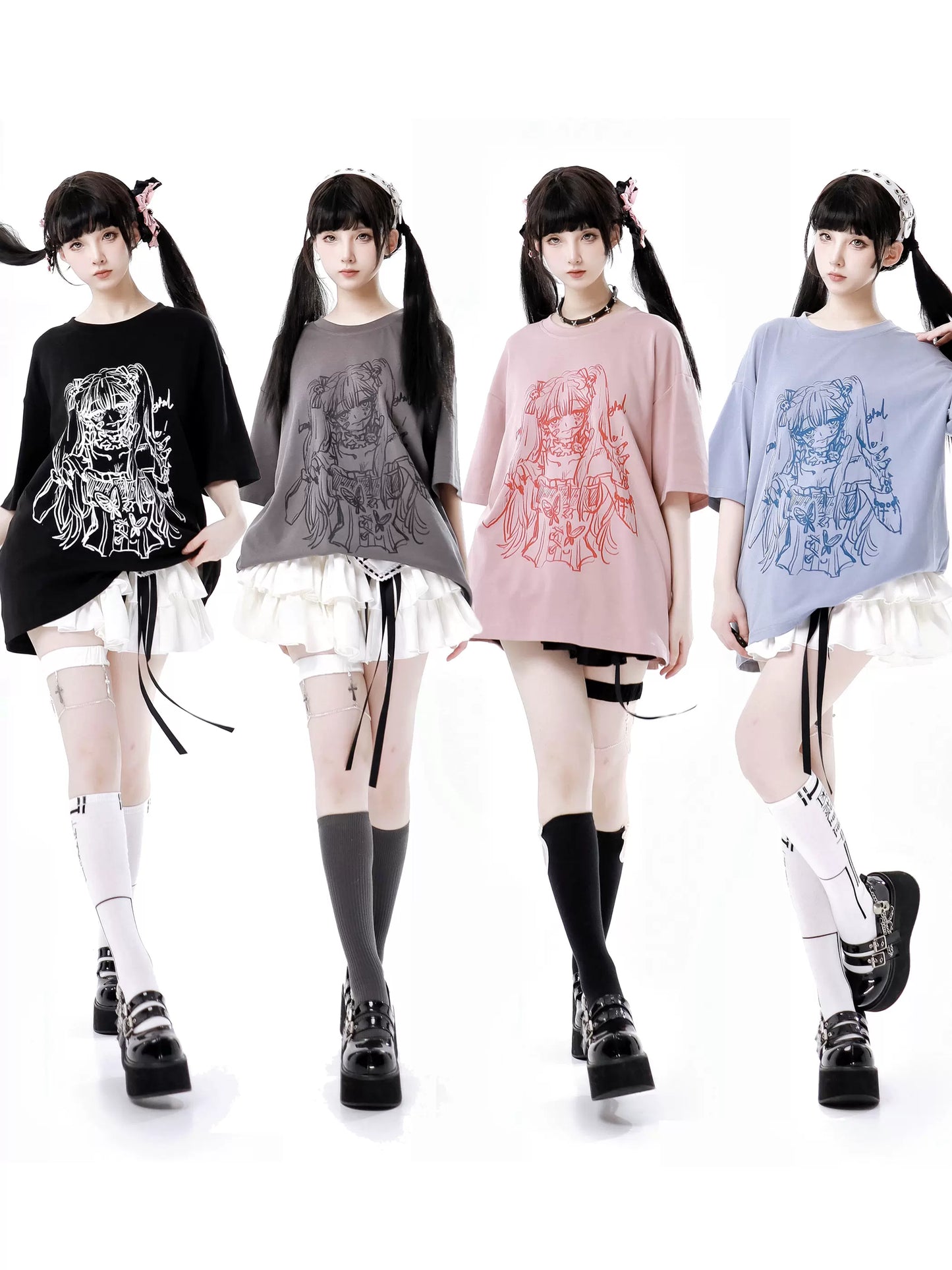 フォーカラーショウジョマンガトップス