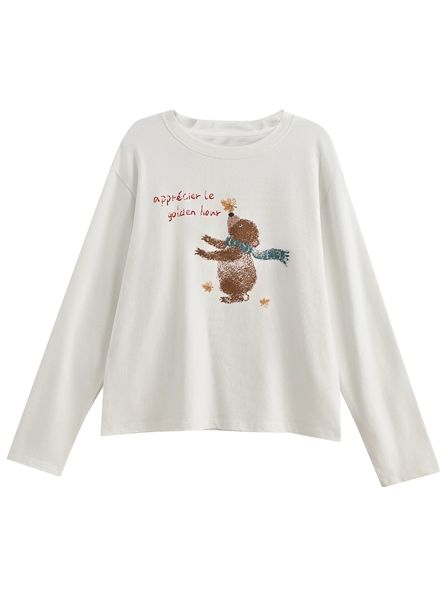 スイートベアプリントトップス