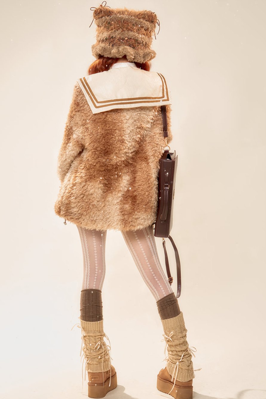 キャラメルスラウチーパデッドジャケット