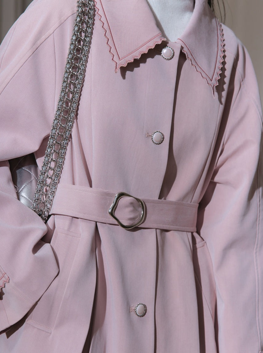 Pink Morning Mist Pink Control Line Prix Wind Breaker