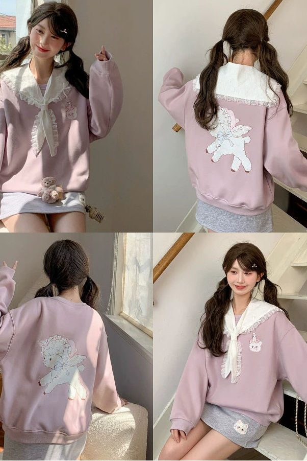 キュートキャットフリーススウェット