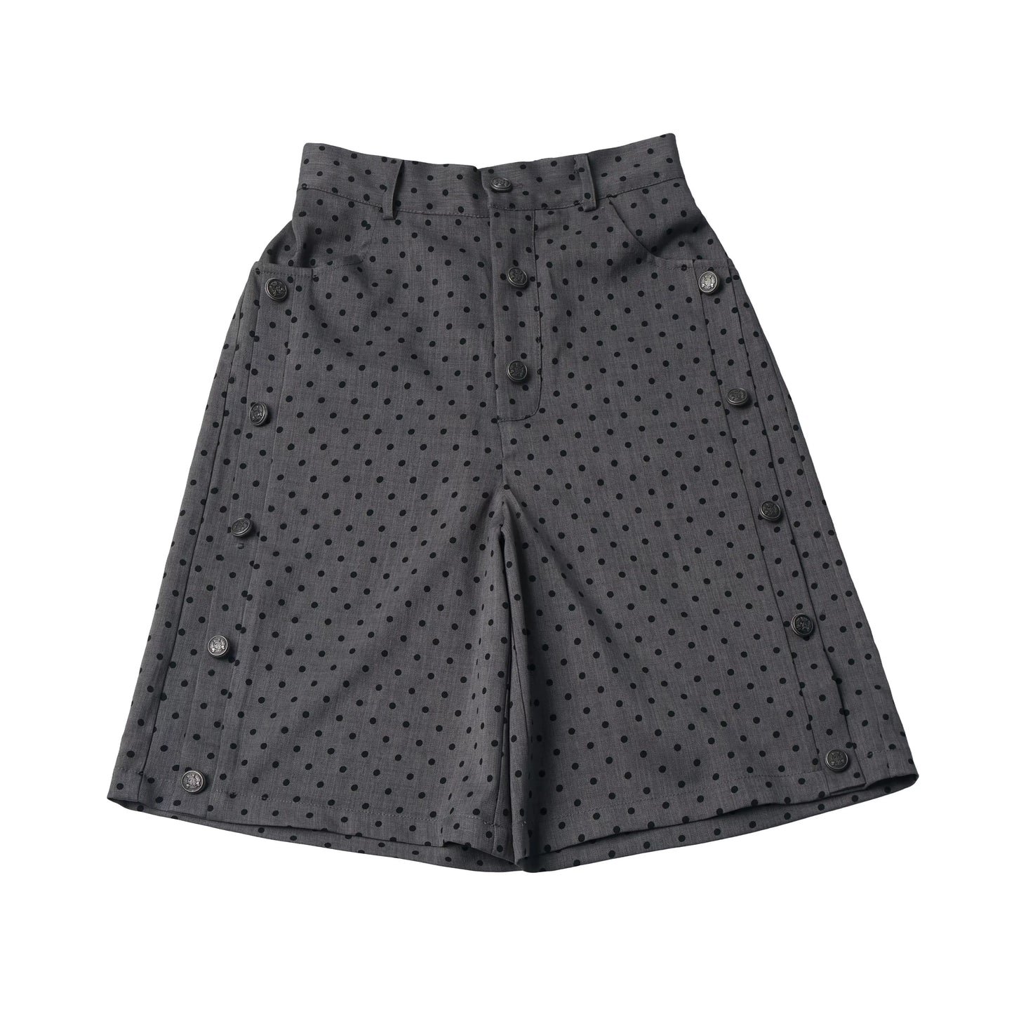 Monochrome Star Dot Shorts Set