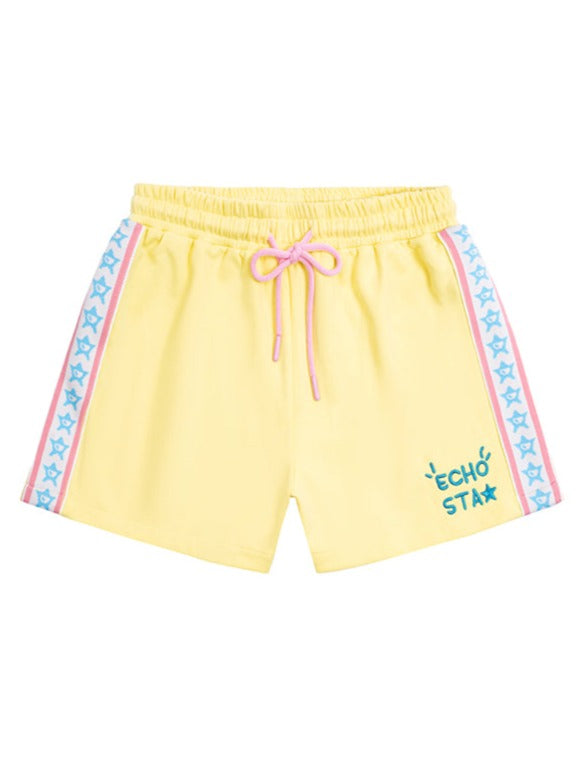 スターロゴラベルポロトップス+サイドスターショートパンツ