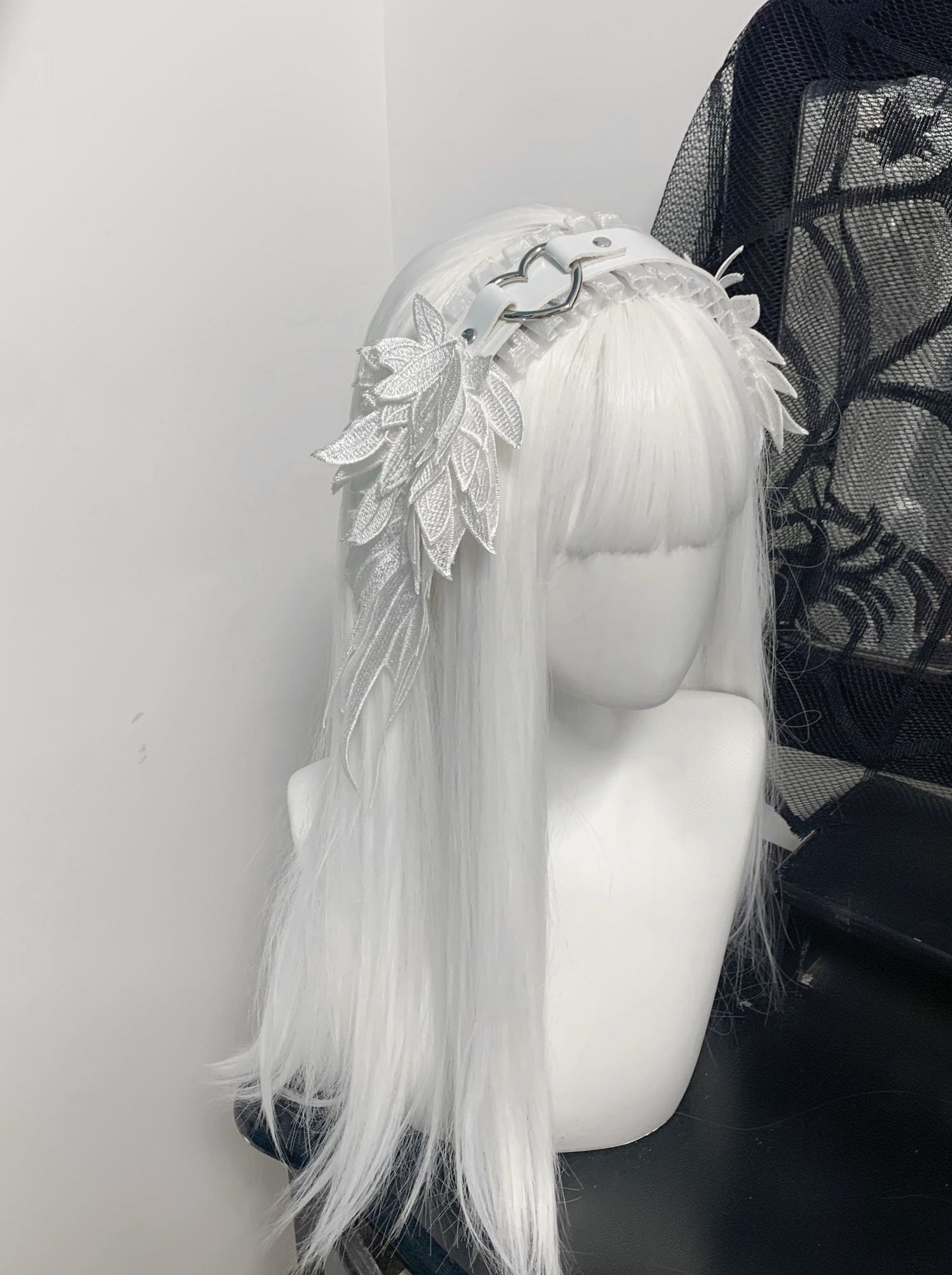 天使の羽ゴシックダークロリータカチューシャ