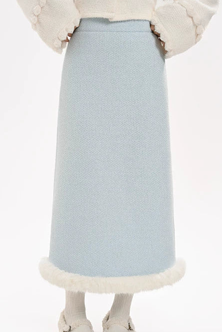 スウィートプラッシュエッジエーラインスカート