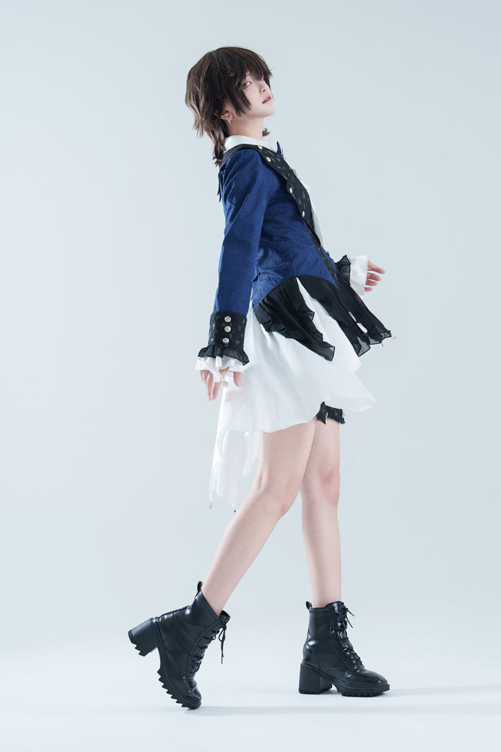 【予約商品】スタープリンスイレギュラーデザインラッフルジャケットスーツ