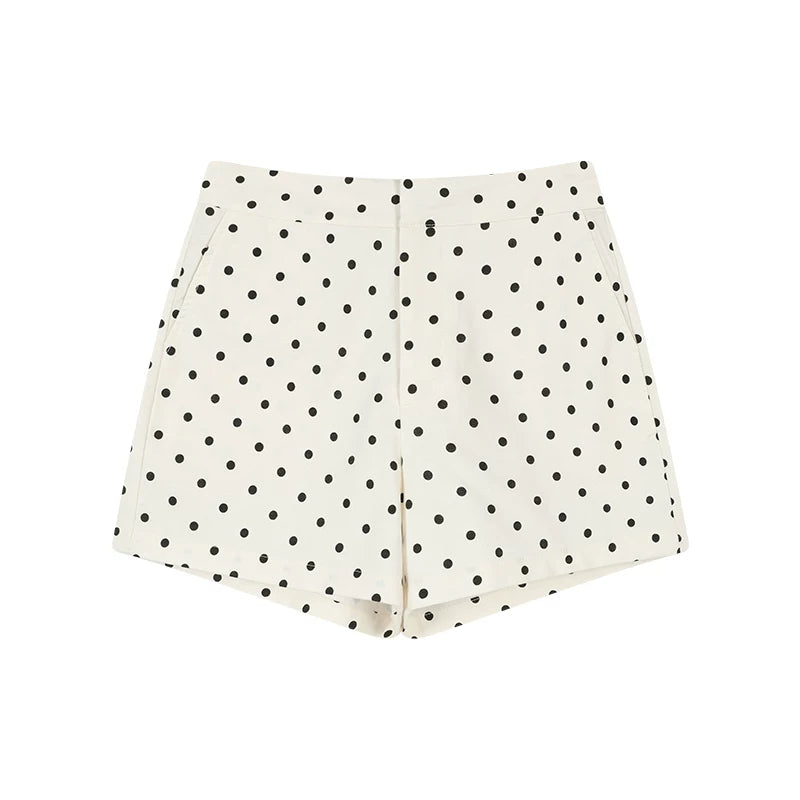 バブルドットショートレイヤーパンツ