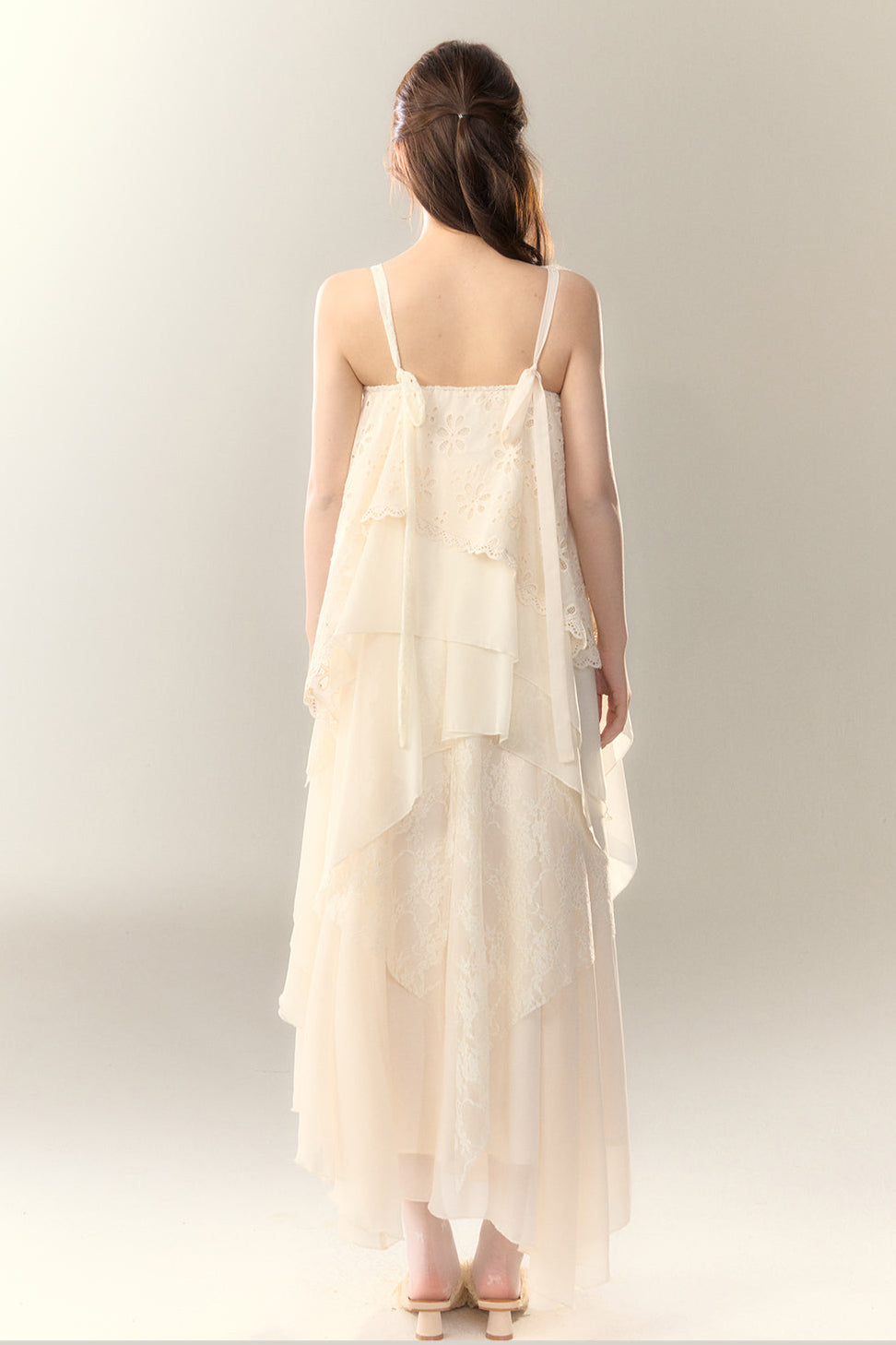 Roselle Skirt Heavy Multi-Layered Irregular Long Dress