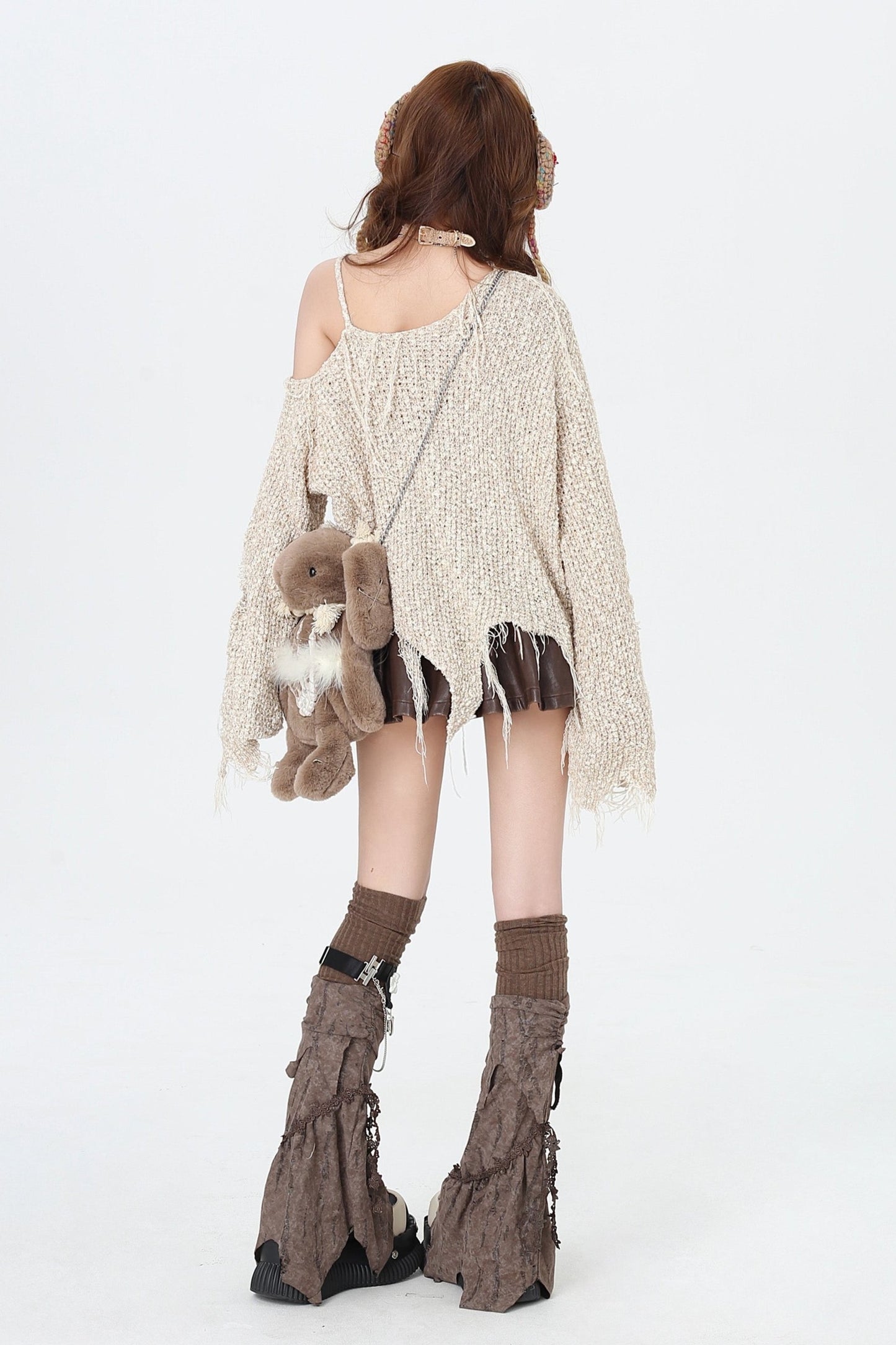 Early Autumn Off-Shoulder Sweater