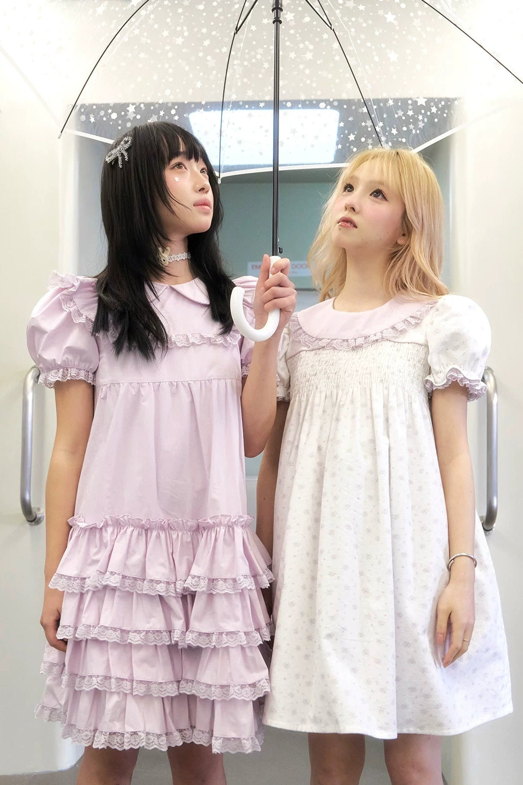 Light Purple Floral Princess Dress