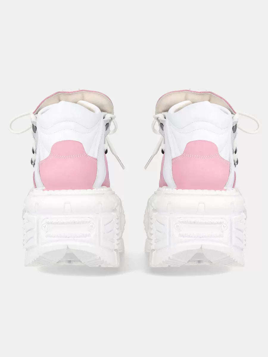 街头金属朋克撞色平台运动鞋