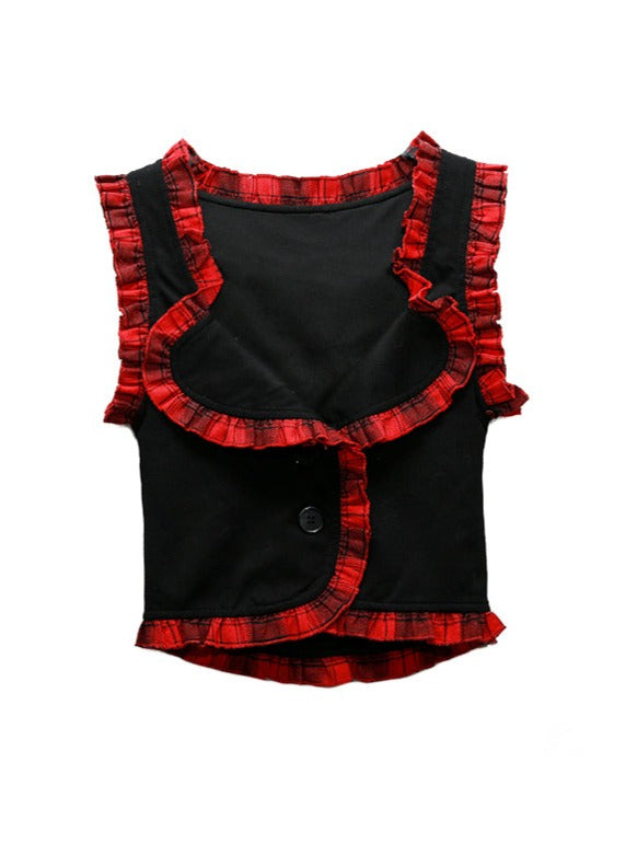 Punk roter Gitteraufbau