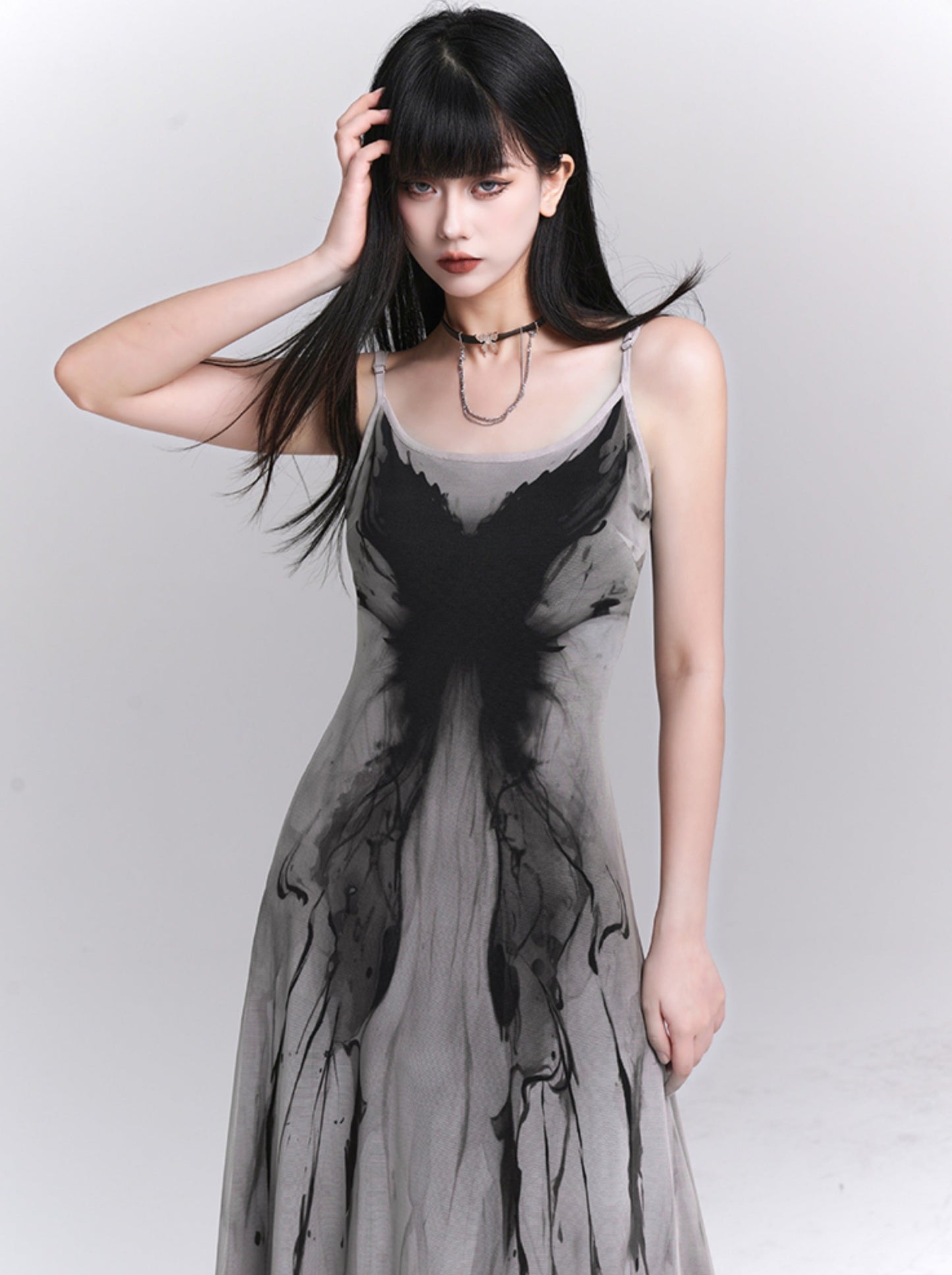 ゴーストガールグレーサスペンダードレス