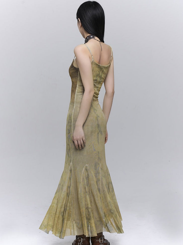 ダークサマーサスペンダードレス