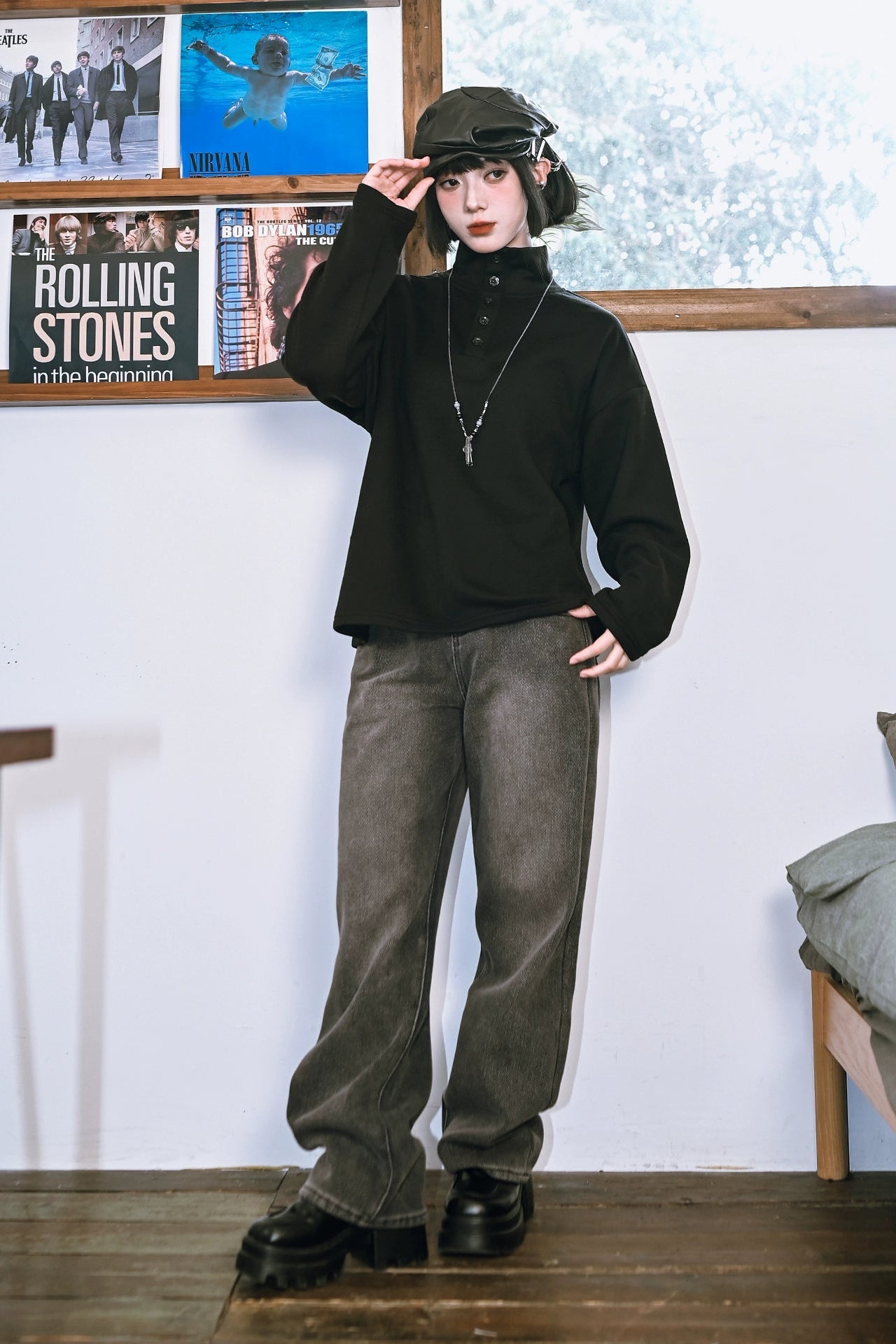 モードスターフリースライナードジーンズ