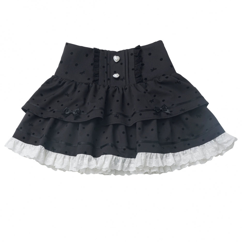 Cárdigan Dark Kawaii con cordones + Top marinero sin mangas + Falda