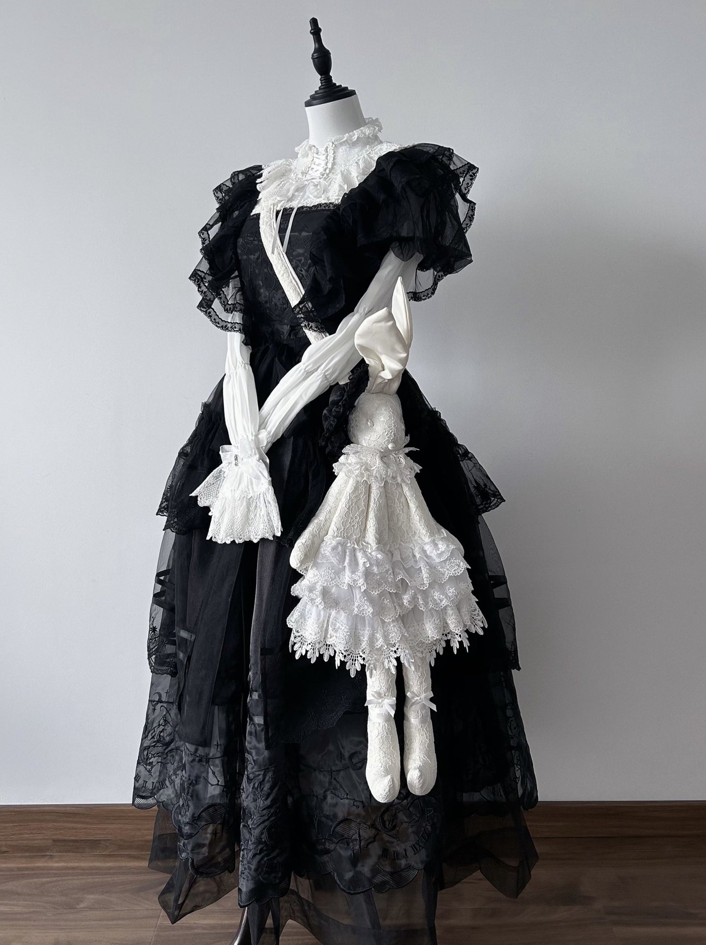 サマーティアードロリータワンピース+ロリータジャンパースカート