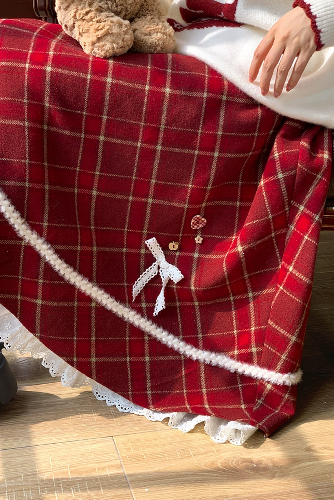 レトロガーリーチェックスカート