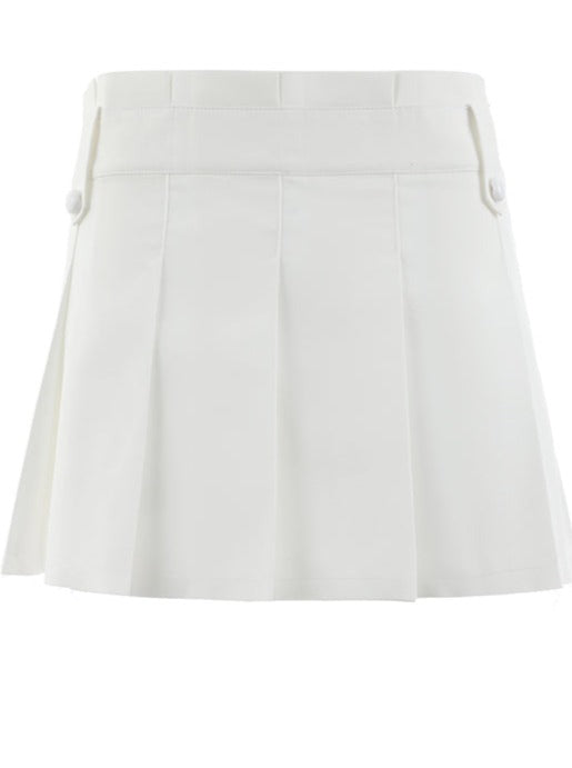Simple twin pleated skirt