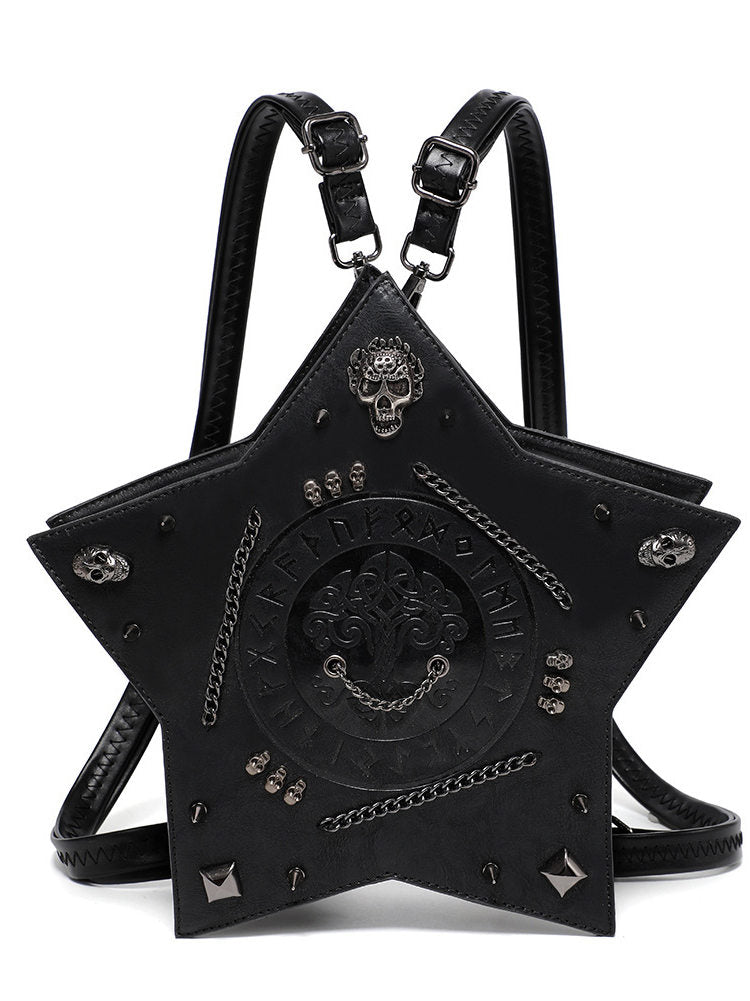 Black Magic Pentagram Gothic Bag