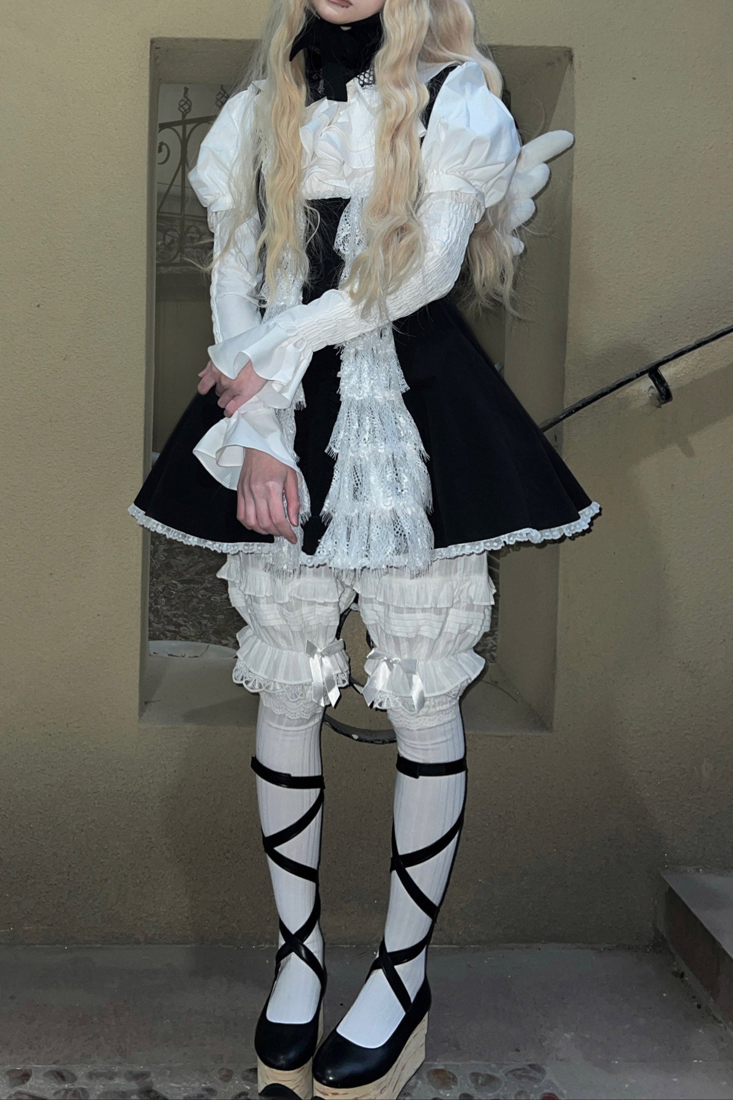 リトルエンジェルダークゴシックレースドレス